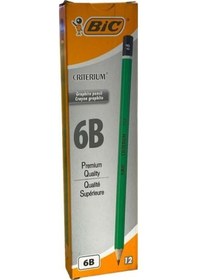 Resim Bic Criterium 6b Kurşun Kalem 12 Li Paket 