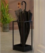 Resim Tanso Metal Profil Dekoratif Şemsiyelik Siyah 