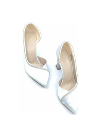 Resim Feles Kadeh Topuk Saten Taşlı Stiletto Kadın Topuklu Ayakkabı GÜMÜŞ 