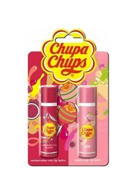 Resim Chupa Chups Lip Balm 2li Dudak Bakım Kremi 4gr - Karpuz Ve Şeftali 