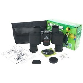 Resim Nikula 10x30 Mavı Mercekli Kauçuk Kaplamalı Kamp Dürbün Siyah 