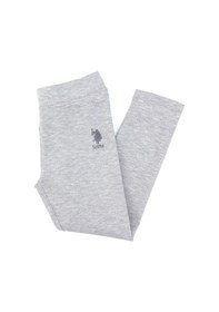 Resim U.s. Polo Assn. Kız Çocuk Açık Gri Melanj Tayt 50316890-vr091 Acık Grı Melanj 