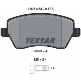 Resim Renault Megane 4 On Fren Balatasi 1.3 2019-2024 Textar 2397301 