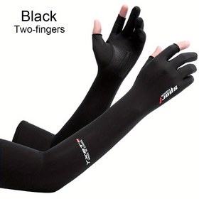 Resim Erkekler ve Kadınlar için 1 Çift Soğutucu Kol Kılıfı - Poliamid dokumasız Kumaş, UV Güneş Koruması, Makinede Yıkanabilir, Spor, Koşu, Açık Hava, Balıkçılık, Bisiklet Sürme, Sürüş için Çekmeli Kapatma 