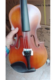 Resim Valeri Pvl-002M-4/4 Tam Boy Orta Kalite Mat Hareli Keman Seti 