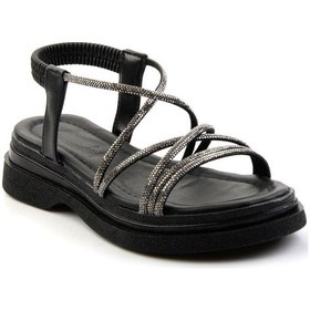 Resim Siyah Kadın Sandalet K05761055009 Siyah 