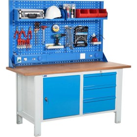 Resim Star Çelik Atölye Çalışma Tezgahı (1600 x 720 x 830-930/1844 mm) 