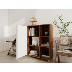 Resim Çok Amaçlı Kitaplık Amalfi-beyaz 