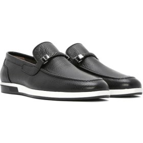 Resim Derimod Erkek Siyah Deri Casual Loafer 26SFD6006FT 