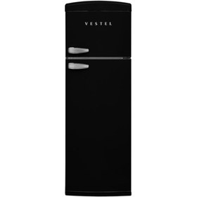 Resim VESTEL RETRO SC32001 Siyah Statik Buzdolabı 