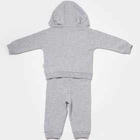 Resim BabyCosy Organik Kapüşonlu Sweatshirt & Pantolon Seti 001 
