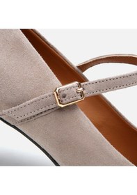 Resim Hotiç Mary Jane Hakiki Deri Vizon Kadın Stiletto 01ayh293450a450 Vizon-taupe Vizon 