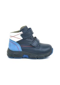 Resim Rakerplus Hakiki Deri Lacivert Cilt Kürklü Bebek Spor Bot Ayakkabı Lacivert 