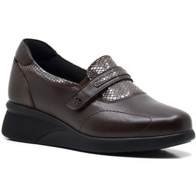 Resim King Paolo G5150 Karamel Komfort - Kahverengi - Kadın Ayakkabı Kahverengi 