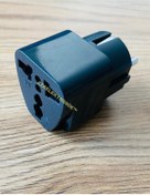 Resim ATAELEKTRONİK Siyah - Priz Çeviri Seyahat Adaptörü Universal Fiş Çevirici Usa Ve Ingiliz Türk Unıversal Çeviri 