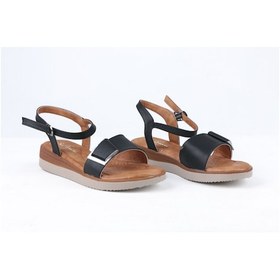 Resim Ayakkabımood Ortopedik Taban Günlük Kadın Sandelet Siyah 