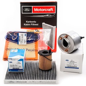 Resim Ford Courier 2012-2019 1.6 TDCI Periyodik Bakım Seti Motorcraft Set Orijinal 