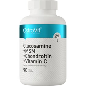 Resim OstroVit Glucosamine + MSM + Chondroitin + Vitamin C 90 tab 