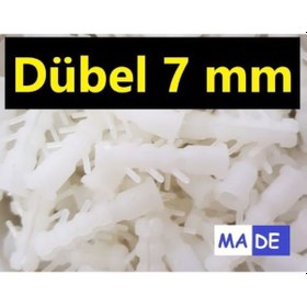 Resim Dübel 7 Mm 500 Adet Standart Plastik Dubel Ar.10 N11.1438 