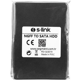 Resim S-link NGFF TO SATA Harici 2.5" Siyah Hdd Kutusu 