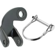 Resim Hightower Siyah Bisiklet Yük Römorku Başlığı Bağlantısı Çocuk Evcil Hayvan Aksesuarı Siyah 