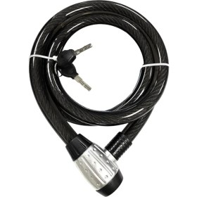 Resim CetKing Motosiklet Bisiklet Halat Zinciri Hırsız Kilidi 150 cm Çelik Kilit Çap 25 mm Ø 1 Adet 