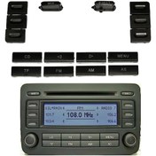 Resim Volkswagen Golf 5 2004 - 2009 Radyo Parça Tus Dügmesi 457583913 