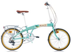 Resim 20 Bianchi Folding Vintage 7v V-Fren Katlanır Bisiklet 