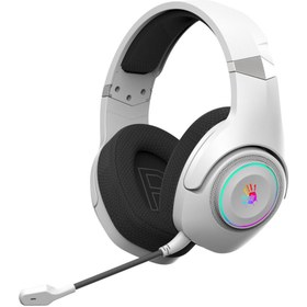 Resim A4 Tech A4Tech Bloody GR270 Kablosuz RGB 7.1 Surround Beyaz Gaming Kulaklık 