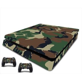 Resim PS4 Slim Kamuflaj Sticker Seti 
