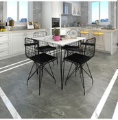 Resim Knsz masa sandalye takımı hem75mazlum byzsyh 080*080 klç 4 sandal 