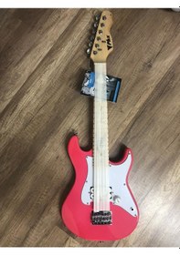 Resim Phx Çocuklar İçin 1/2 Boy Pembe Renk Elektro Gitar-5-10 Yaş 