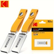 Resim KODAK Marka K122 Metal USB Flash Sürücü 128GB 64GB 32GB Hafıza çubuğu kalem sürücü USB2.0 kalem sürücü 128GB 64GB 32GB Yüksek Hızlı Flash Disk U Disk memoria usb kalem sürücü anahtarlık için 