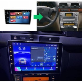 Resim Toyota Avensis Android Gps Carplay 8+256 Gb Kamera + Çerçeve 2002-2008 Yazılımsal 9" 
