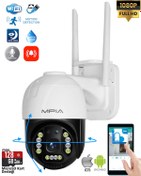 Resim Ventus 360 Dönebilen Kablosuz Wifi Ip Kamera Speed Dome 1080p Fullhd Gece Görüşlü Hareketli Dış Mekan Sesli 