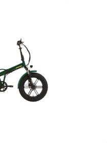 Resim Bisan E-Folding F3 20 Jant 7 Vites 43 Cm Haki Sarı Elektrikli Katlanır Bisiklet 