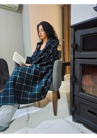 Resim Polar Tv Battaniyesi, Tek Kişilik Battaniye, Kareli Battaniye Siyah 