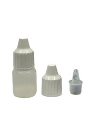 Resim 5ml Pe Aseton Şişesi, 24 Adet, Plastik Uçlu Damlalıklı Şişe, Damlatmalı Şişe 