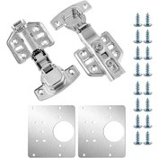 Resim Sones 304 Paslanmaz Çelik Menteşe Hidrolik Sönümleme Sessiz Kalınlaştırma Tampon Menteşe Set 