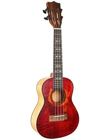 Resim Dmx Guitars Flame Series Concert Ukulele Cherry Flame 