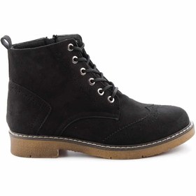 Resim Bambi Siyah Süet Kadın Bot & Bootie K02671901502 