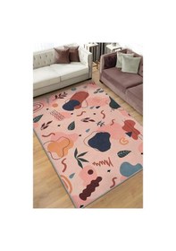 Resim Homshtag Yolculuk Çok Renkli Geometrik Halı Eğlenceli Salon Halısı Modern Oturma Odası Halısı Çok Renkli 