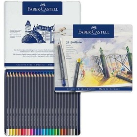 Resim Faber-Castell Goldfaber Kuru Boya Kalemi 24 Renk 