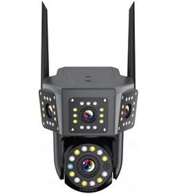 Resim O-kam 3016 Wifi 6mp Ptz 3mp+3mp 3lü Siyah Kasa 