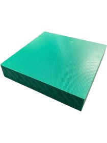 Resim İpekbazaar Deri Hobi Kesim ve Zımba Takozu 10X10X2 cm Sert Plastik Deri El Aleti 