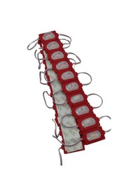 Resim 20 Adet 12 Volt 1.2 Watt Dar Açılı Tek Lensli Kırmızı Led Modül Ip65 