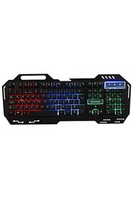 Resim Polygold PG-8014 Işıklı Oyuncu Klavye Mouse Seti - Gold 