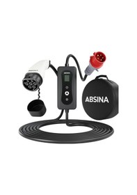 Resim Absina Mobile Wallbox 3.7 Tip 2 Ve Ccs, 230v Cee Elektrikli Araç Şarj İstasyonu 