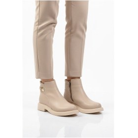 Resim Pierre Cardin Krem İçi Kürklü Kadın Topuklu Bot Çok Renkli 