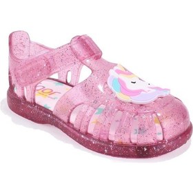 Resim Igor S10341 Tobby Unicornio Fuşya Şeffaf Ortopedik Günlük Kız Çocuk Sandalet Fuşya 